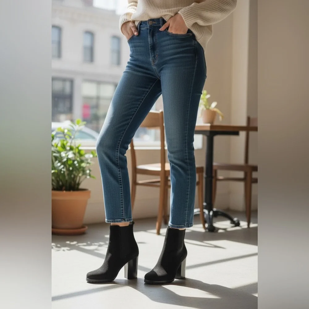 Coach Odelle Black Oiled Suede Bootie Size 9 - Picture 2 of 10